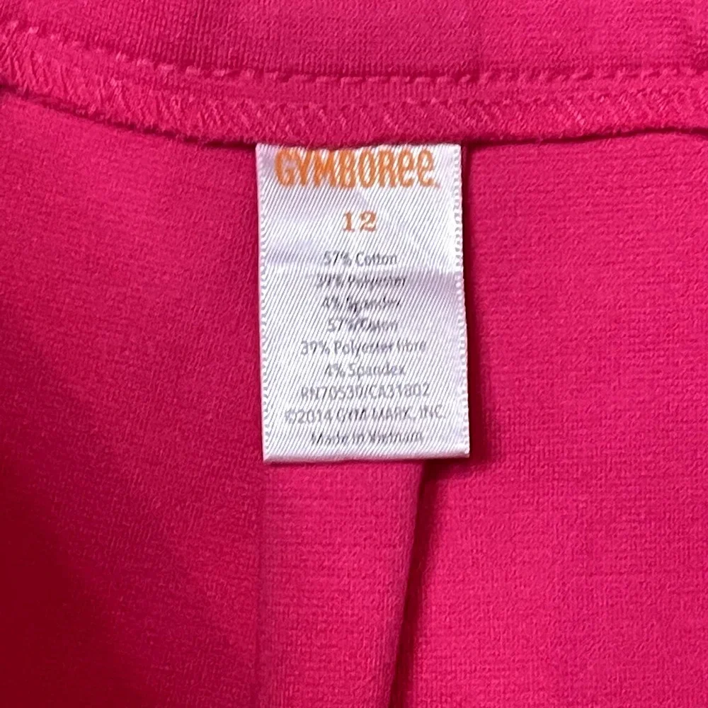 Gymboree Girls Skirt Size 12 Pink Orange Cotton Blend Colorful Pull On 24
